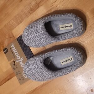 Dearfoams Memory Foam Twinkle Blue Gray NWT